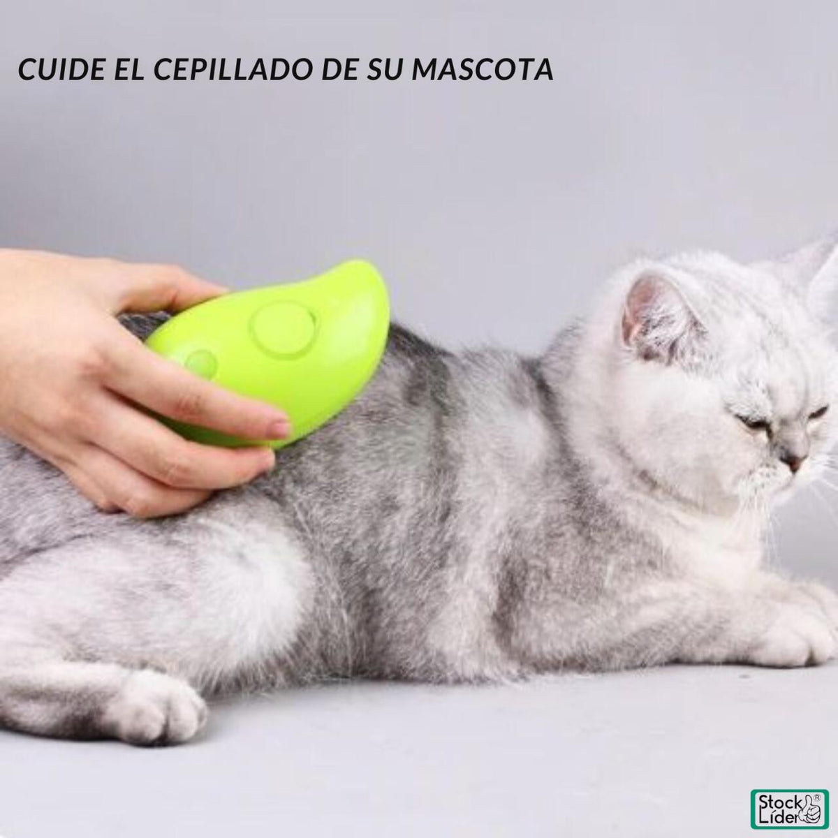 Pack Cepillo Mascotas Celeste y Cepillo Quitapelusas