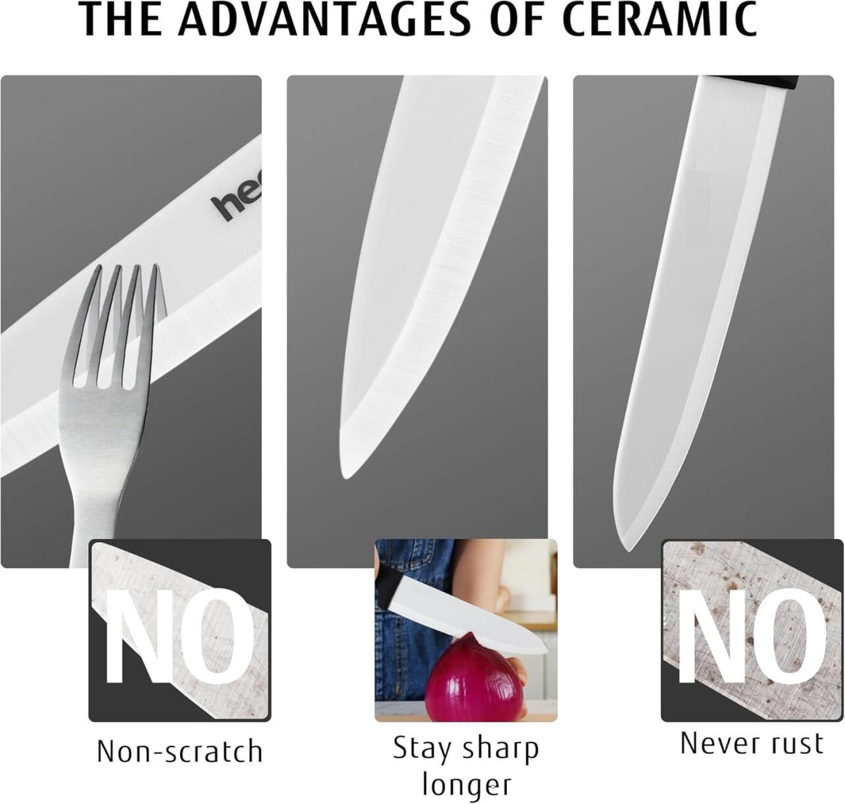 Cuchillo de cerámica 20cm
