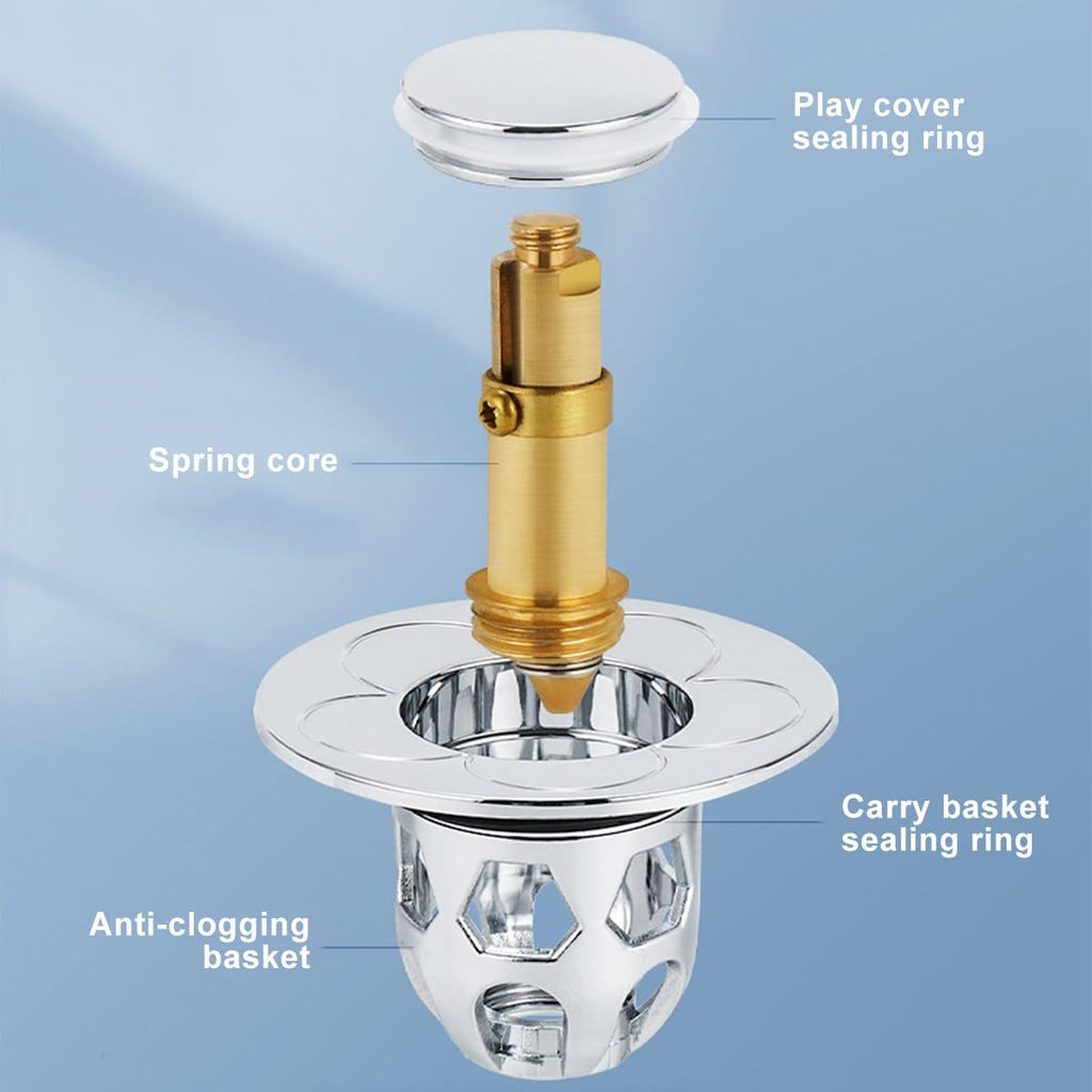 Tapón de drenaje para lavabo