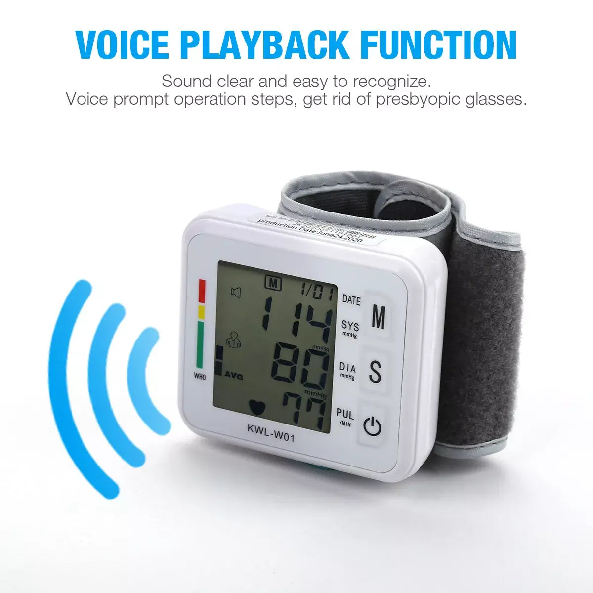 Monitor de Presión Arterial Electrónico – Control Preciso y Fácil en Casa