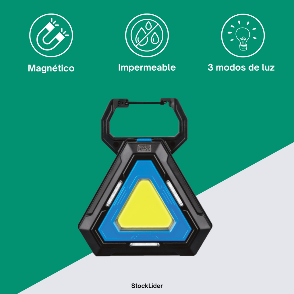 Lámpara triangular 36 LED COB