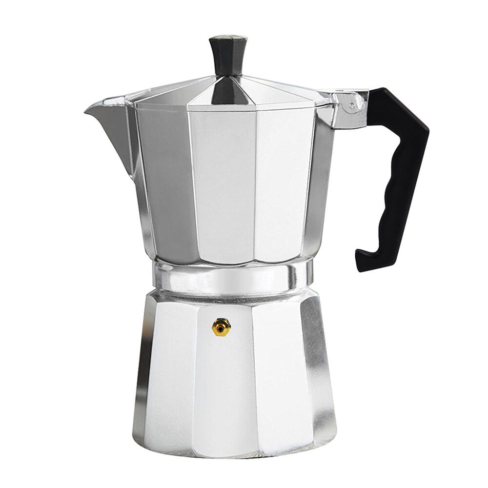 Cafetera Italiana Clásica 12 tazas mango ergonómico cocina de Inducción