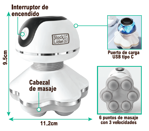 Masajeador portátil
