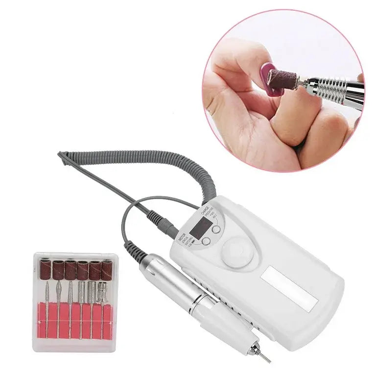 Esmaltadora de uñas 12000 RPM – Potencia Compacta para Manicuras Rápidas