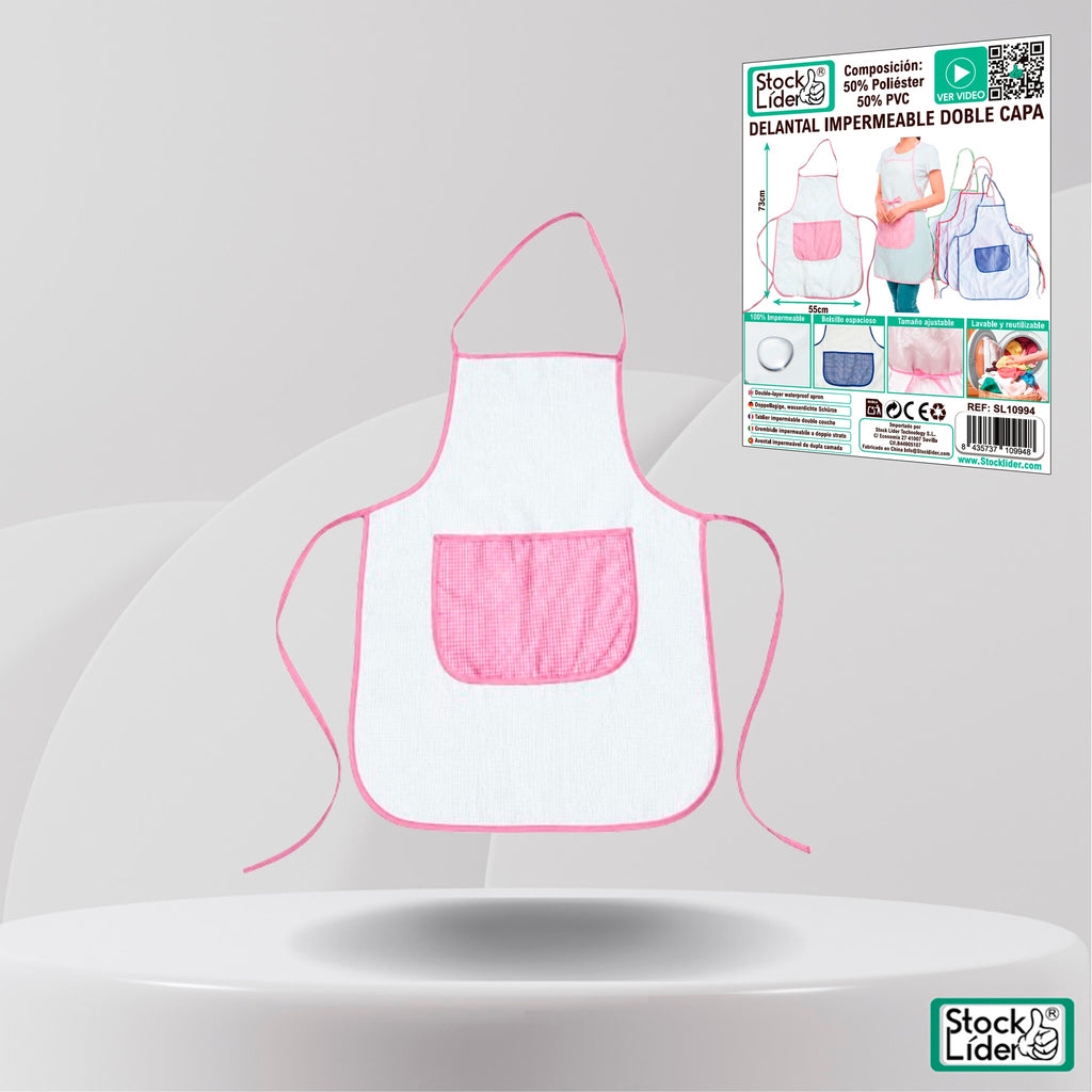 Delantal Impermeable Doble Capa