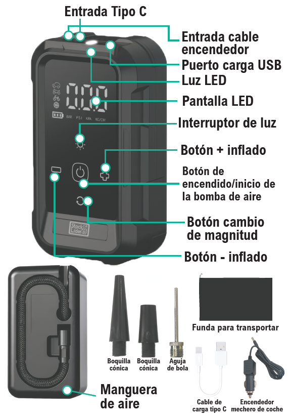 Compresor de aire eléctrico