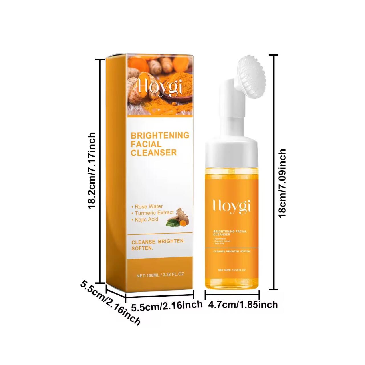 Limpiador facial de cúrcuma