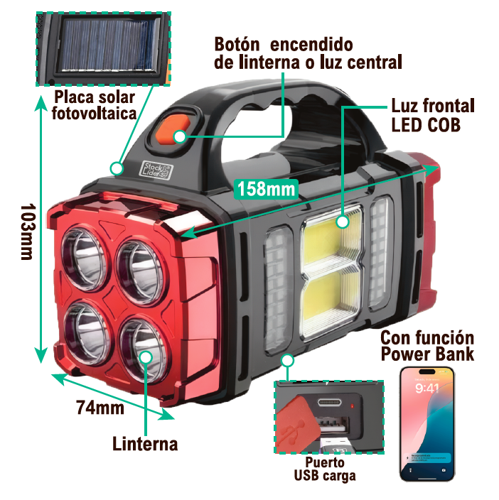 Lámpara solar