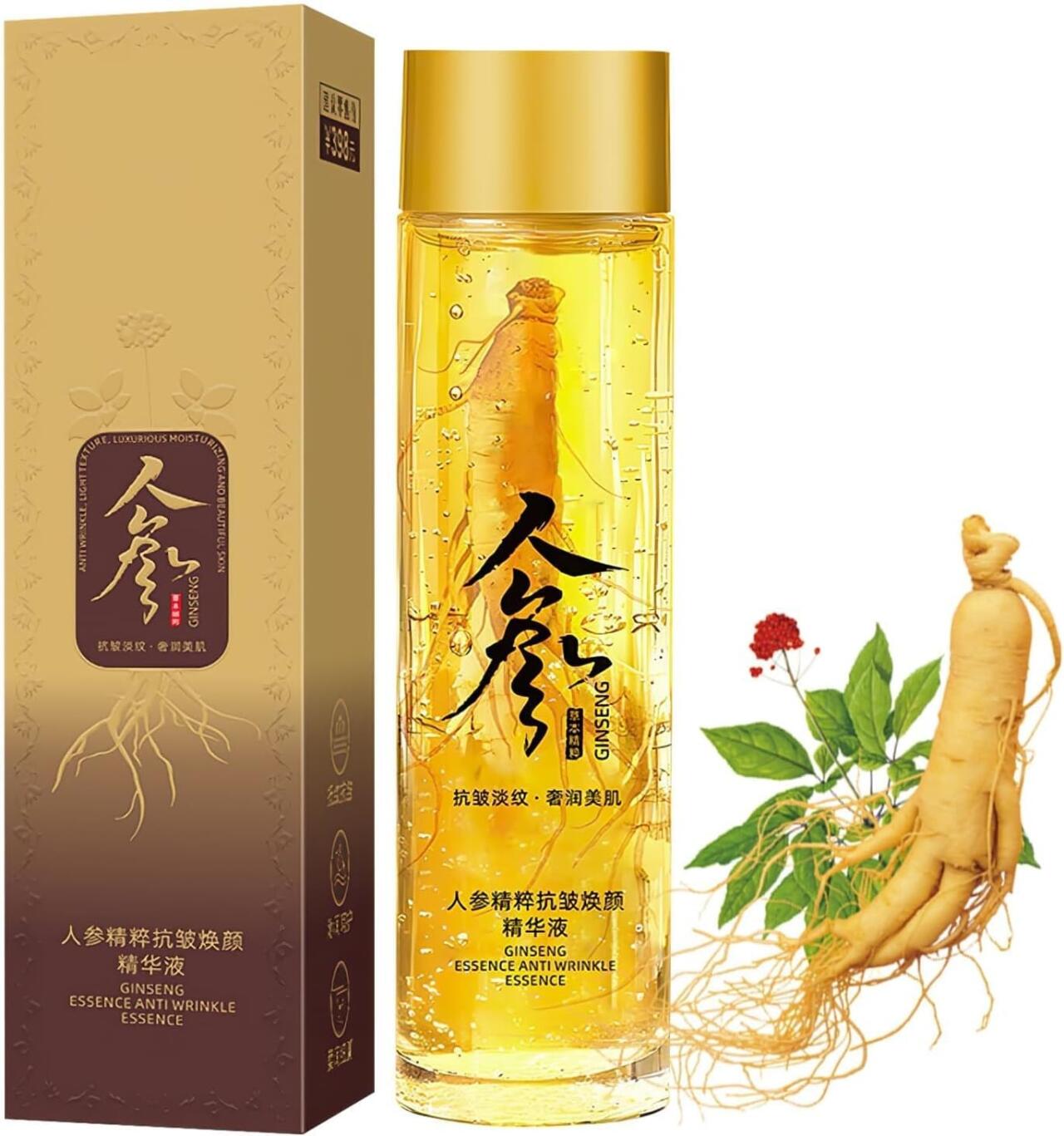 Esencia Rejuvenecedora Anti Arrugas con Extracto de Ginseng 120ml.