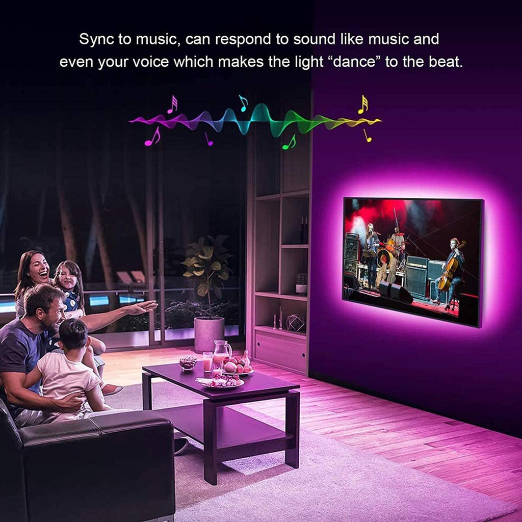 Tira Led Rgb 5M con Mando y Aplicación Movil