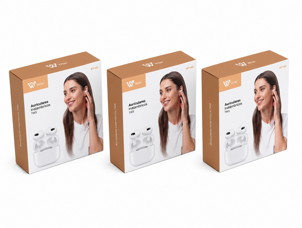 Auriculares Inalámbricos Bluetooth Pro con Estuche de Carga