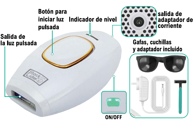 Depiladora láser