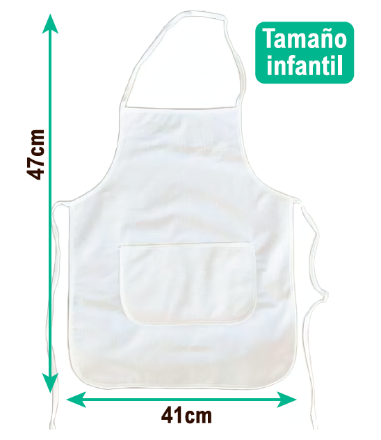 Delantal impermeable doble capa