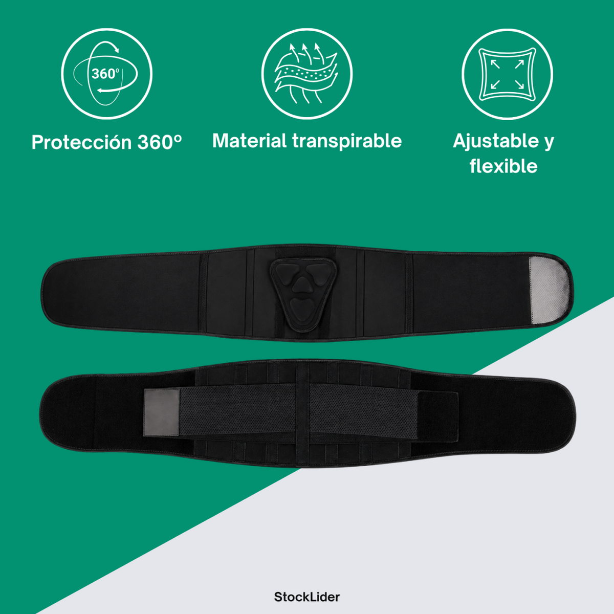 Faja lumbar con almohadilla 3d