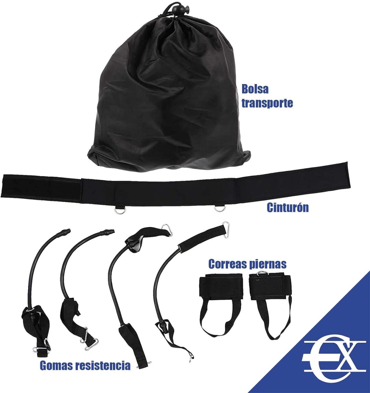 Kit Vertical de Gomas Elásticas de Resistencia Tren Inferior