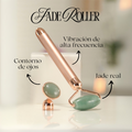 Rodillo modelador facial de Jade con función de vibración