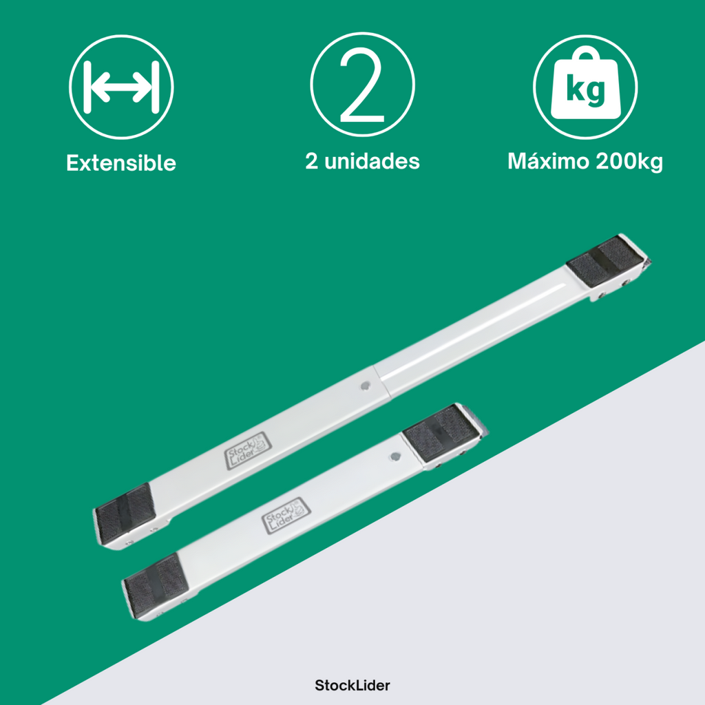 Base para mover electrodomésticos extensible