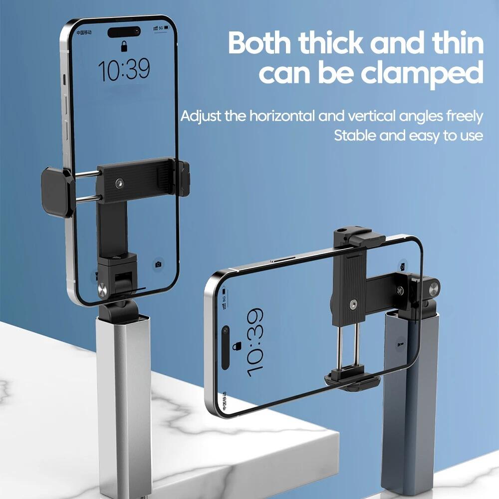 Soporte de móvil de aluminio para viaje