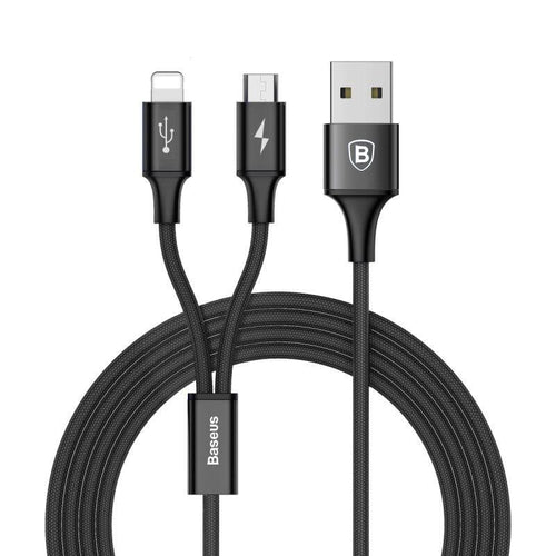 2-in-1 USB Cable 3A 1.2M