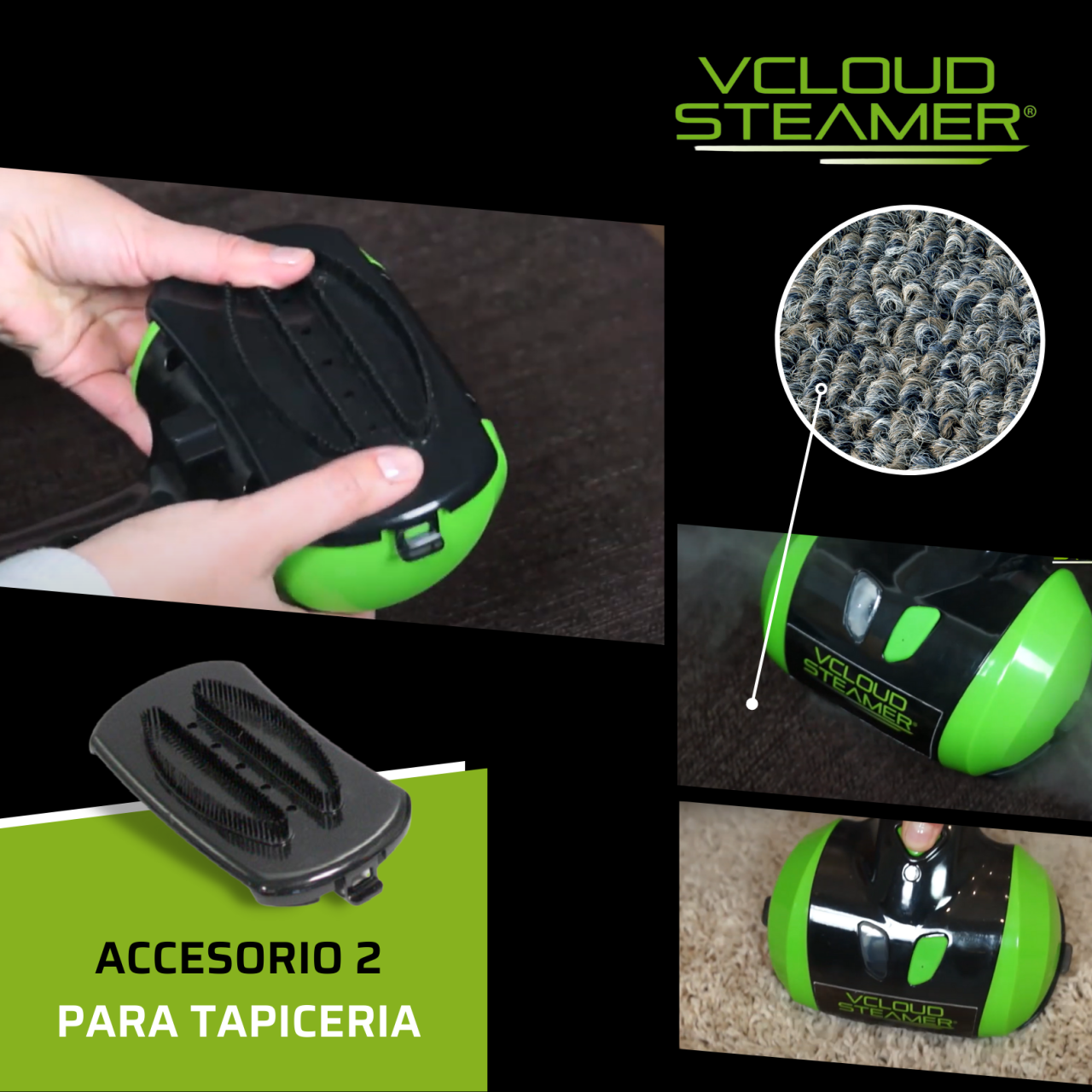 Plancha profesional portátil de vapor