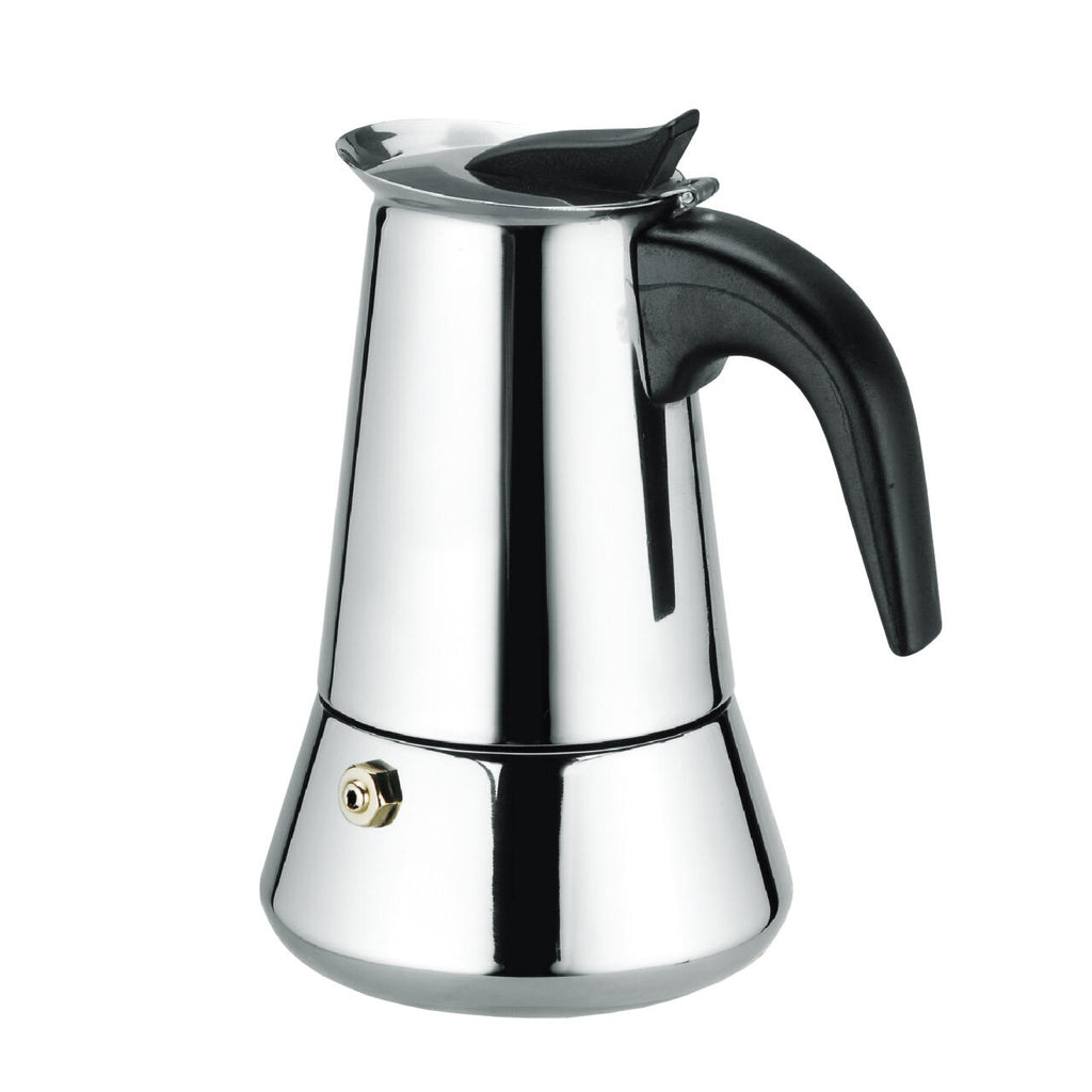 Cafetera Italiana De Acero Inoxidable 9 Tazas Inducción