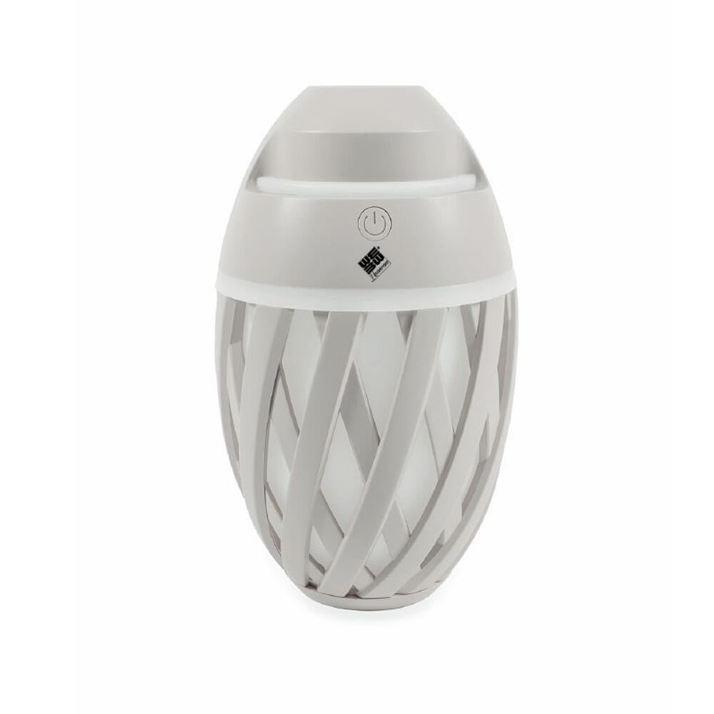 2 Humidificadores USB 500 ml con Difusor de Aromas y Luz LED, Ultrasónico, Depósito Grande, Color Gris