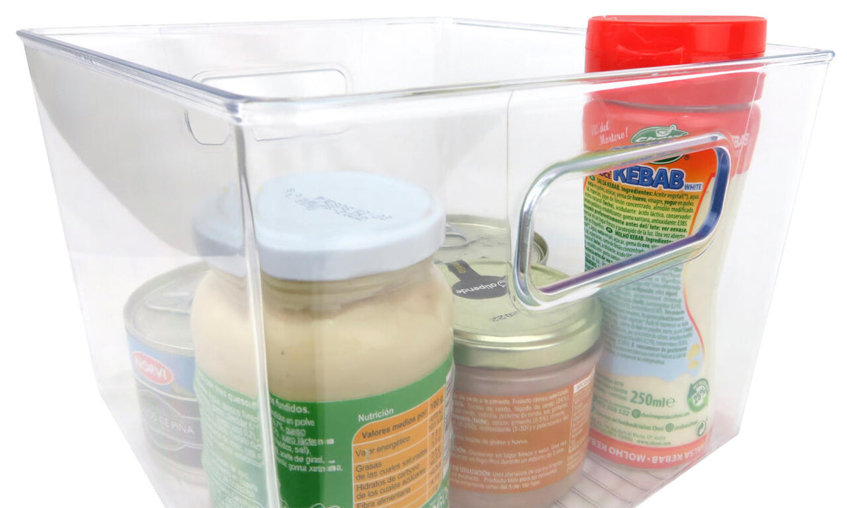 Organizador Frigorífico Transparente Almacenaje Nevera Ahorra Espacio para la Cocina