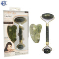 Masajeador Facial. Rodillo de Jade y Piedra Gua Sha