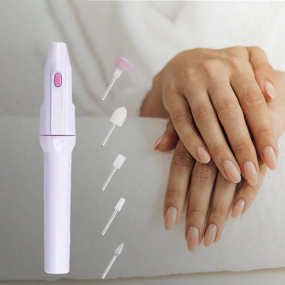 Pack Set Profesional Manicura Eléctrico 5-en-1 & Cortauñas Con Luz LED