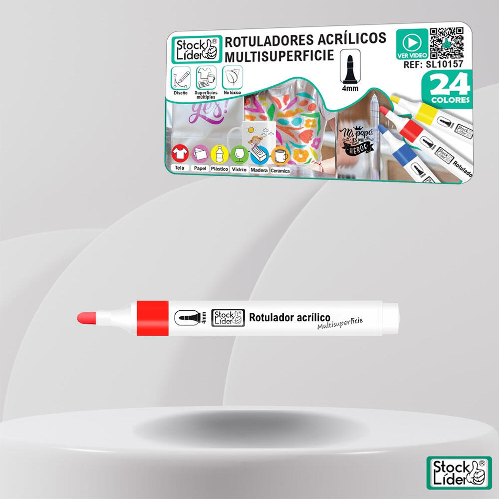 Rotulador acrílico 24pcs