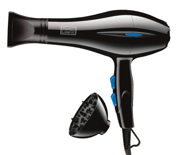 Secador de pelo con difusor