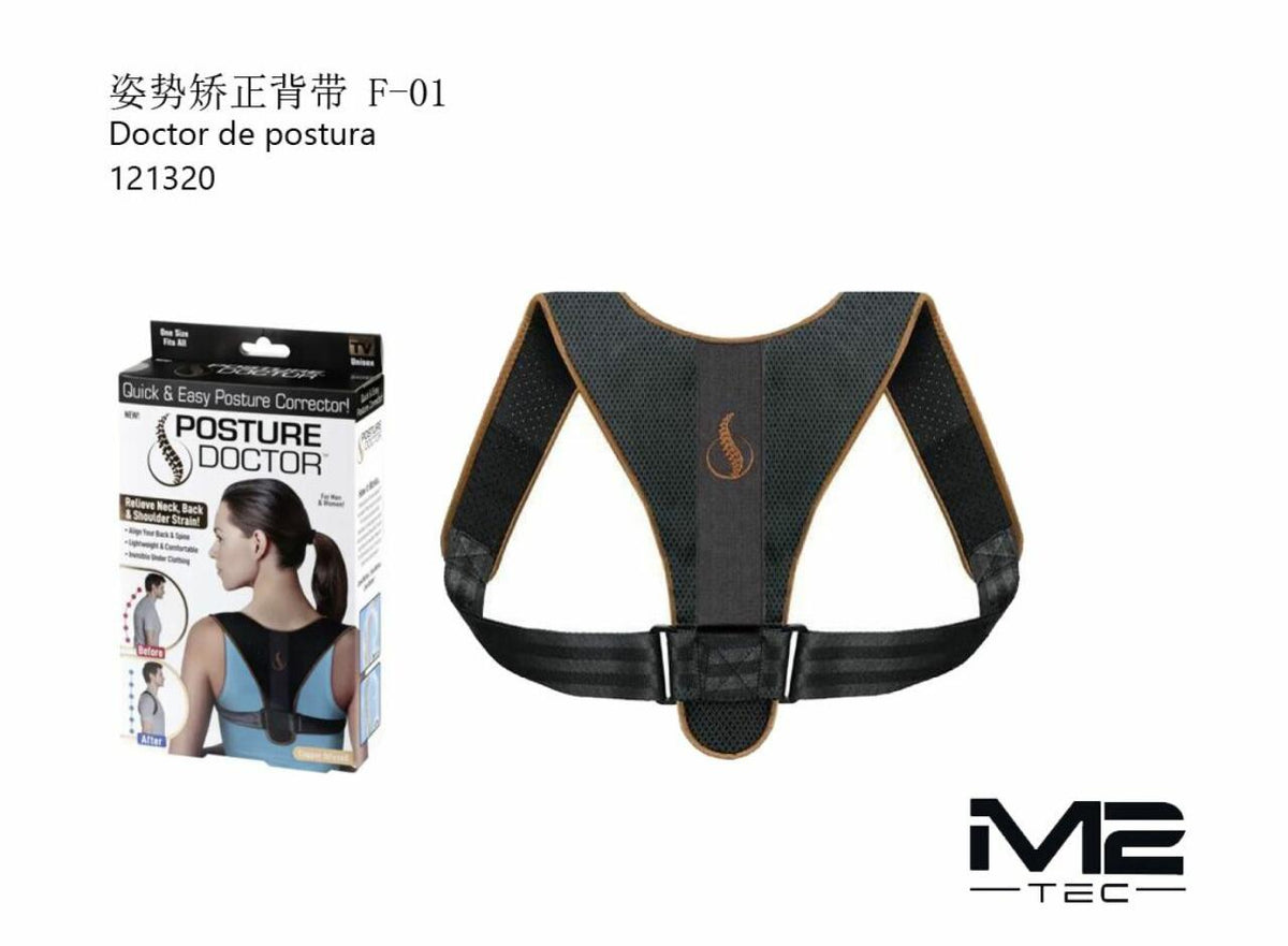 Corrector de Postura – Soporte Ergonómico para Espalda y Hombros