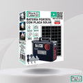 Batería portátil con placa solar