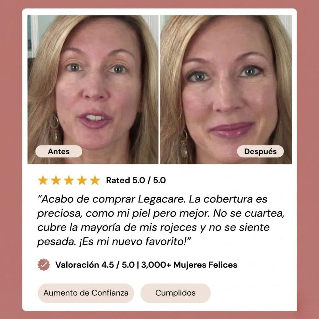 BASE DE MAQUILLAJE 5 EN 1 Tecnología Mimética de Color