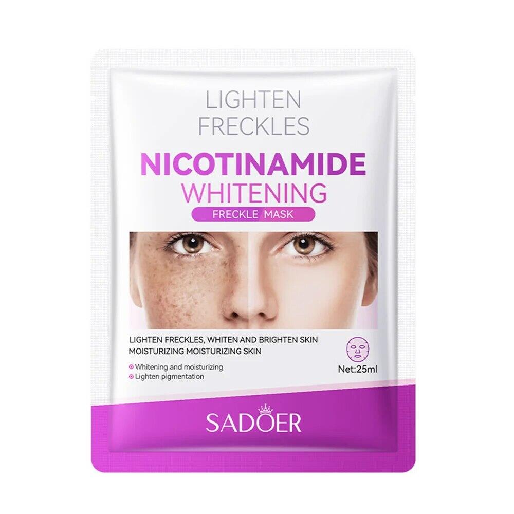 Mascarilla Facial Anti-Pecas Blanqueadora de Nicotinamida – Piel Uniforme y Radiante (1ud)