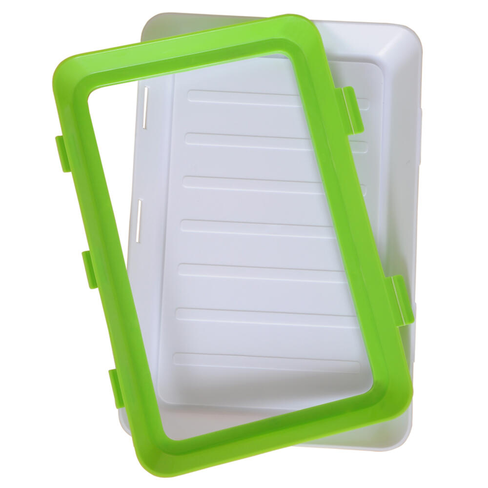 Pack x 9 Bandejas Apilables para Conservación de Alimentos con Sistema Semi Vacío Hermético