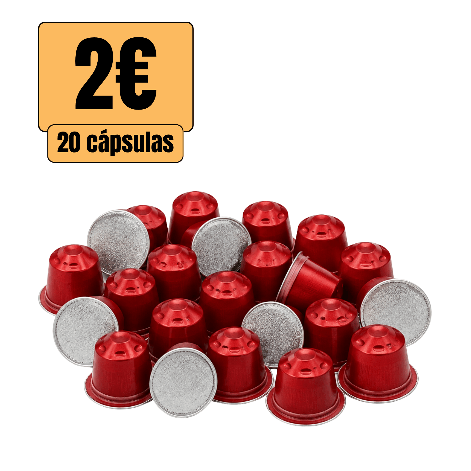 20 Cápsulas para Café en 3 Intensidades
