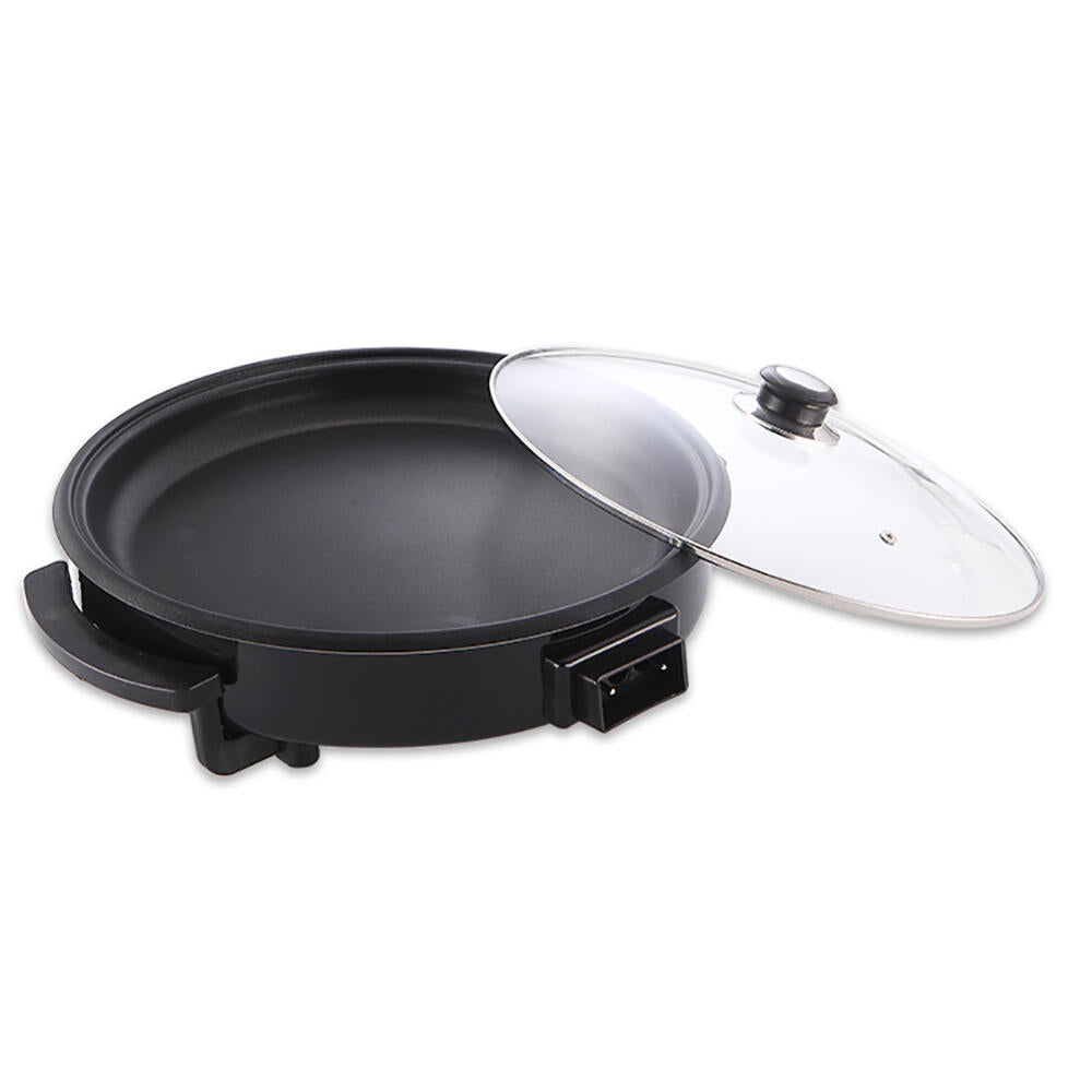 Paellera Sartén Eléctrica 36 cm X 7 cm 1500W Antiadherente | Tapa Cristal | Termostato Regulable