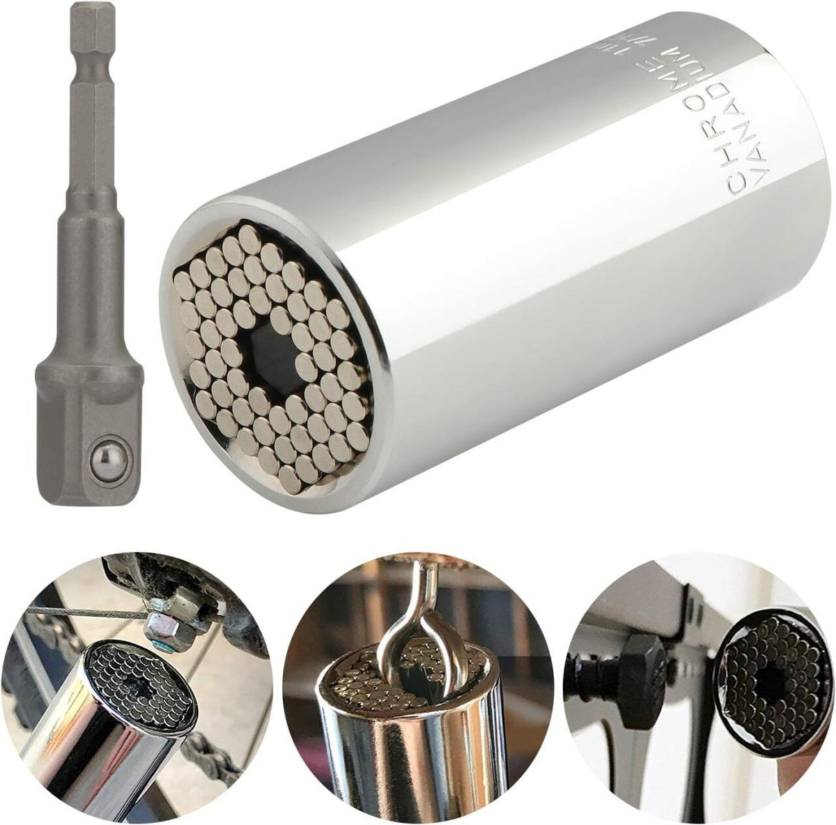 Llave De Vaso Universal Con Accesorios