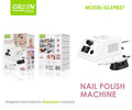Amoladora de uñas, 15000rpm, 6 accesorios, Green Lyca
