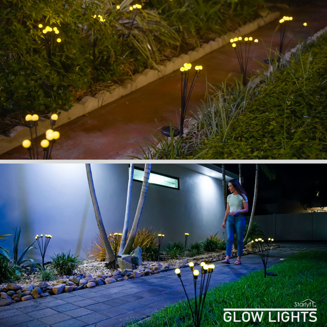 Luces Solares con Efecto Luciérnaga, Movimiento Orgánico y Resistencia IPX4 para tu Hogar.