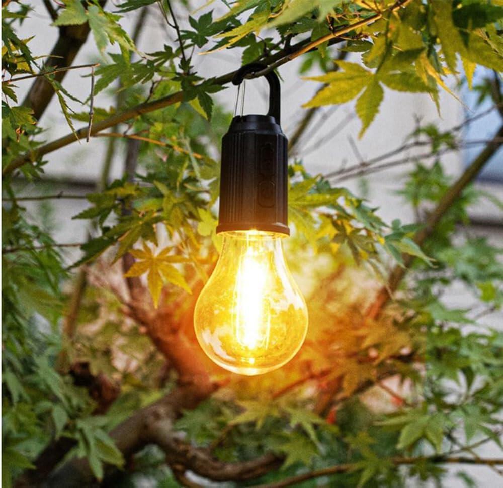 Bombilla Tipo C ideal para camping - Foco Resistente al Agua IPX4, Ideal para Camping y Decoración