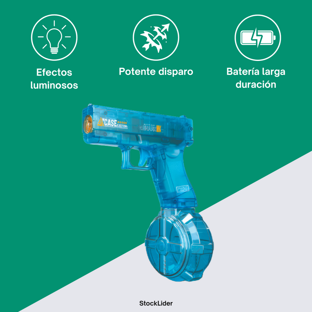 Pistola de agua con batería