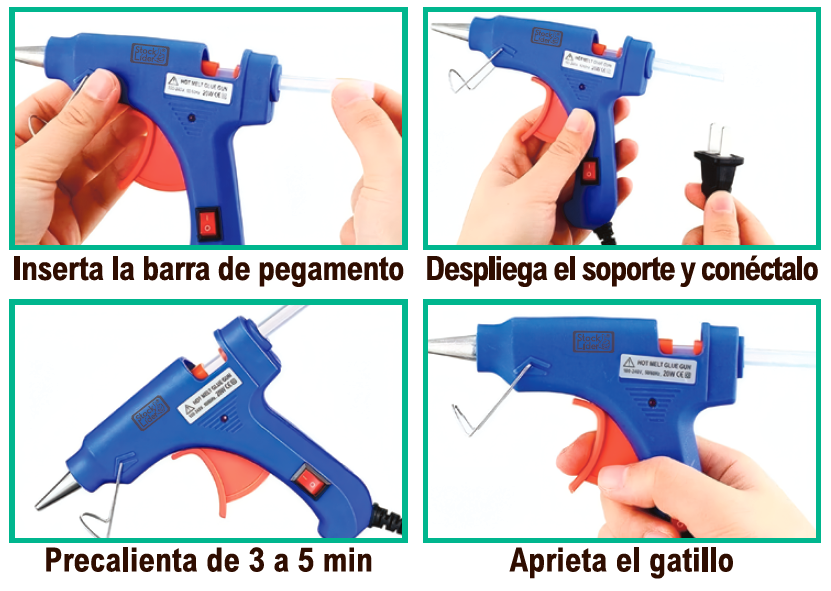 Pistola termofusible