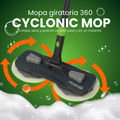 Mopa giratoria 360º que limpia, seca y pule en un solo paso