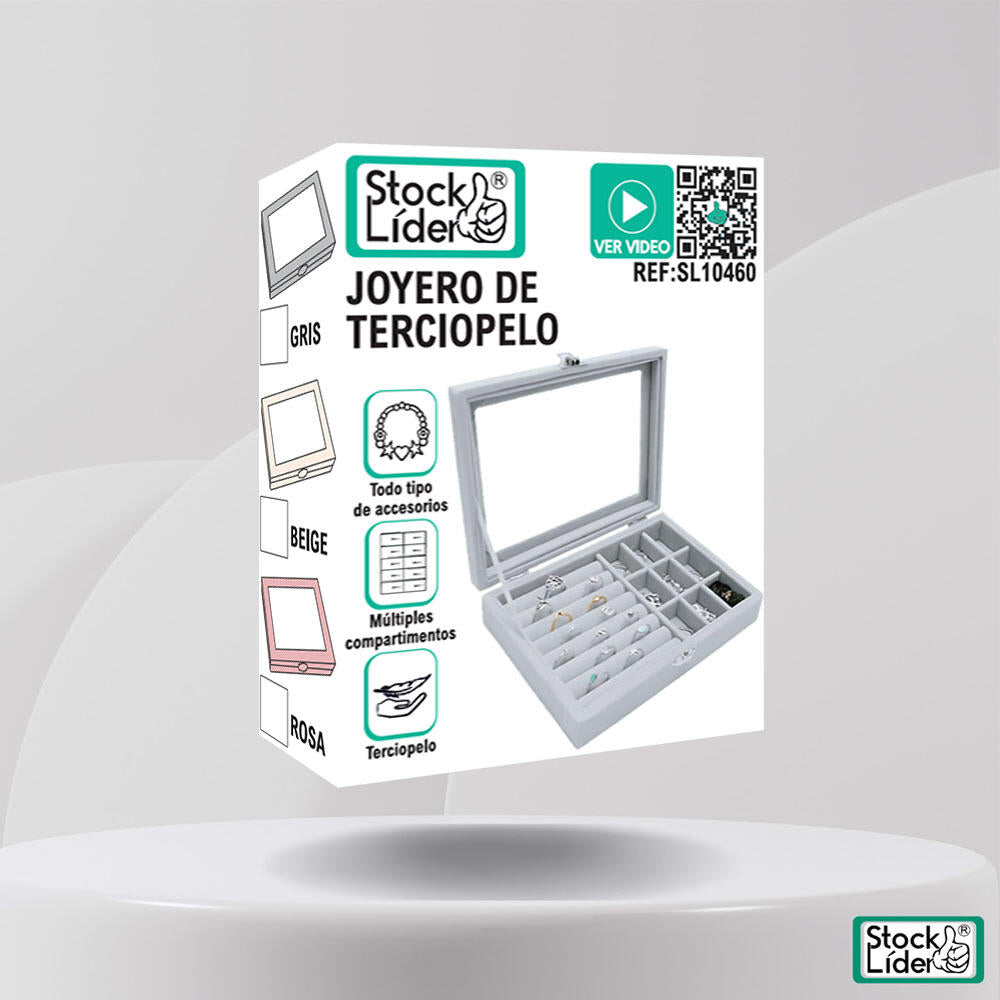 Joyero de terciopelo