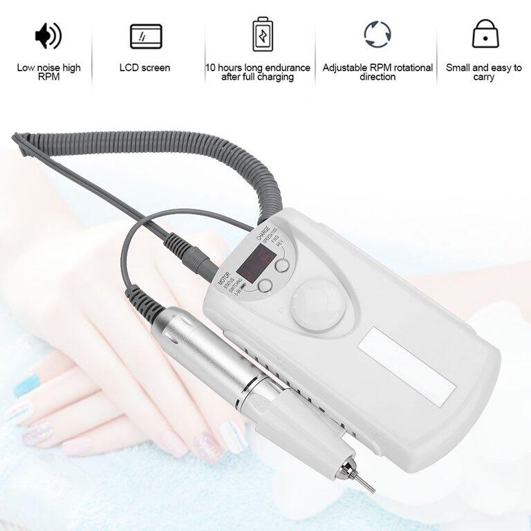 Esmaltadora de uñas 12000 RPM – Potencia Compacta para Manicuras Rápidas