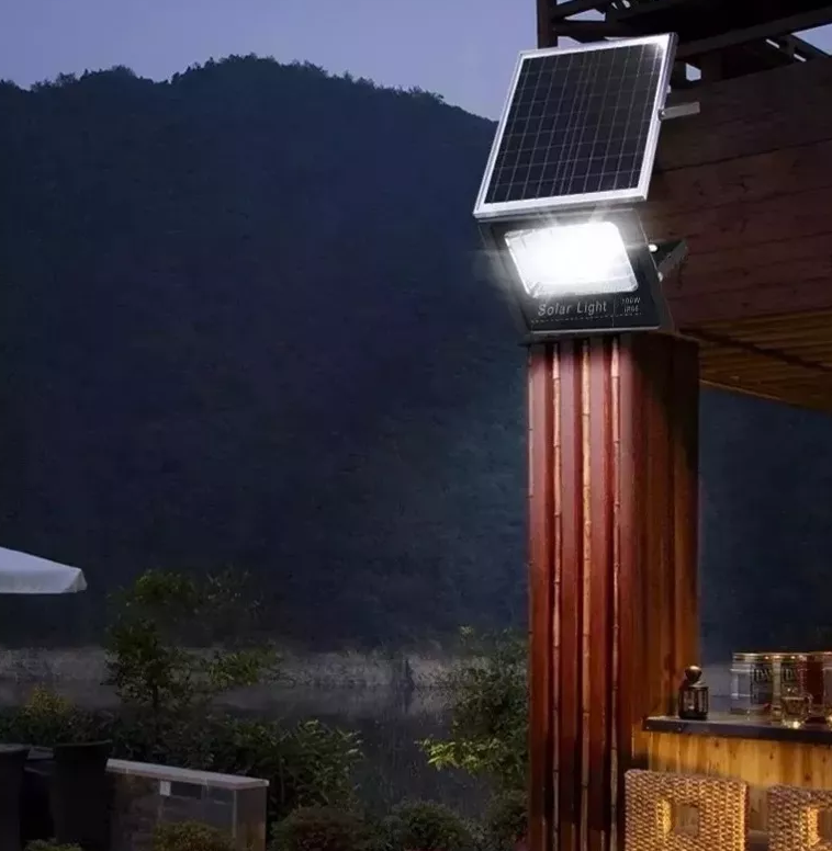 Foco Led con Placa Solar 200W