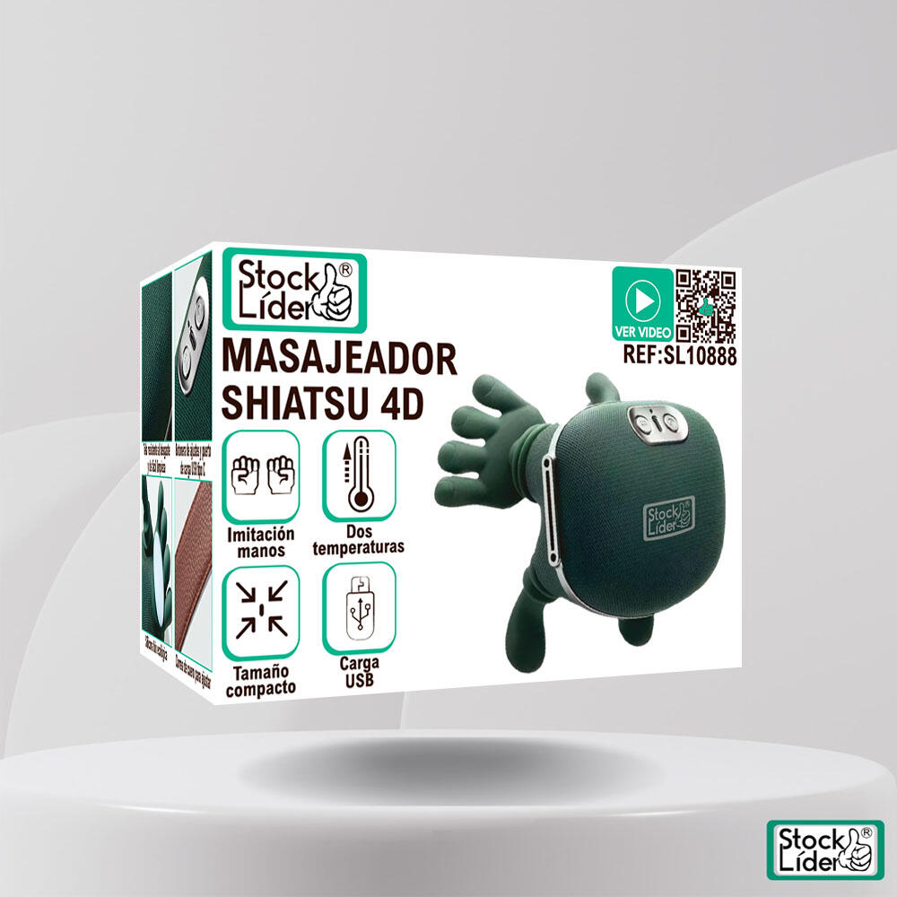 Masajeador shiatsu 4D