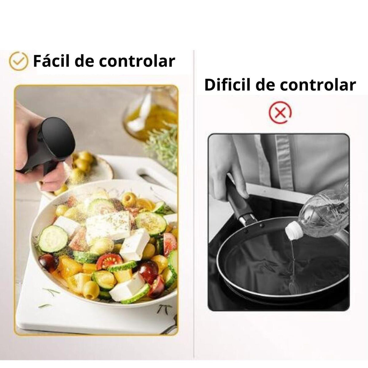 PACK Pulverizador de aceite y Bote aceite con brocha + caja